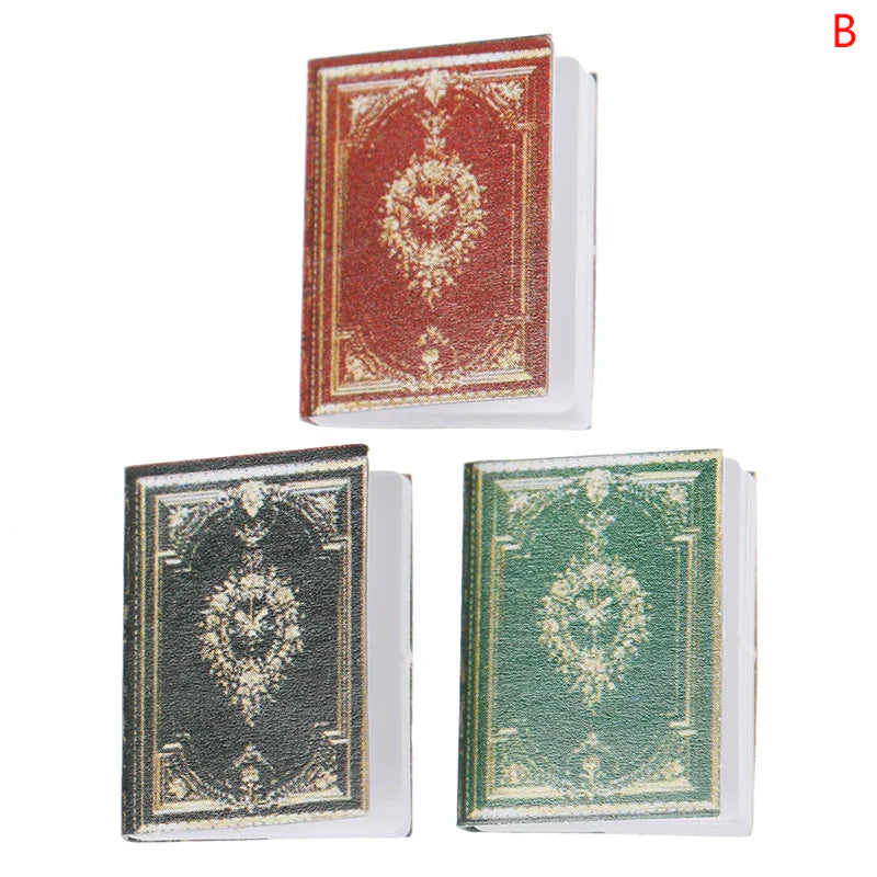 Hot New 10/6/4/3pcs 1/12 Dollhouse Miniature Mini Books Model Furniture Accessories
