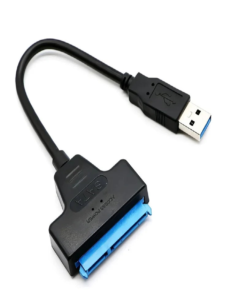 USB 3.0 to Sata III Cord SATA to USB 3.0 Cable Up to 6 Gbps for 3.5 2.5 Inch External HDD SSD Hard Drive SATA 3 22 Pin Adapter