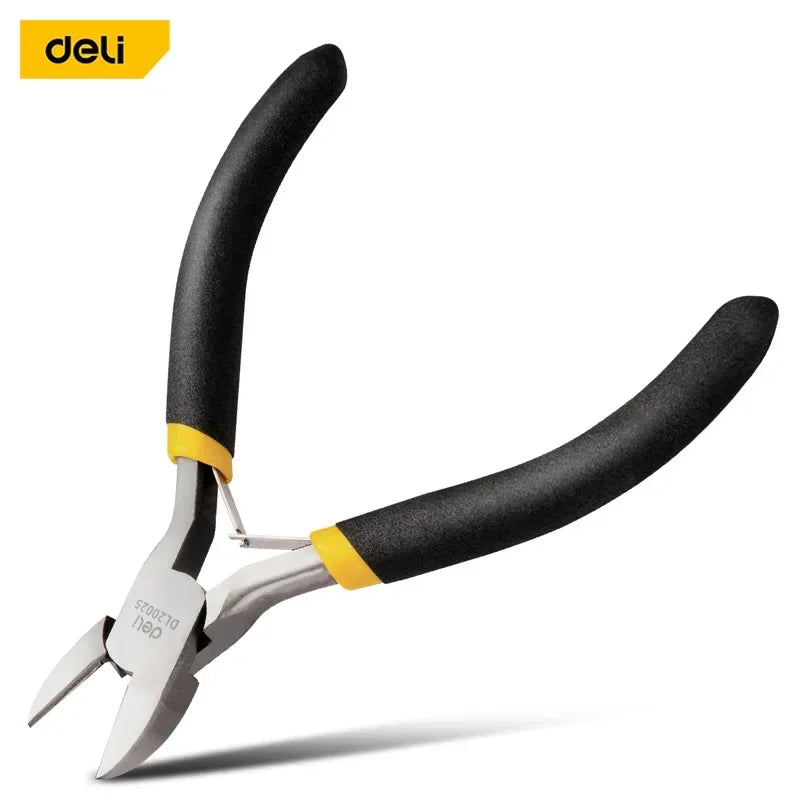 DeLi 1 Piece Multifunctional Hand Tools Jewelry Pliers Equipment Round Nose End Cutting Wire Pliers For Handmade Making Accessor