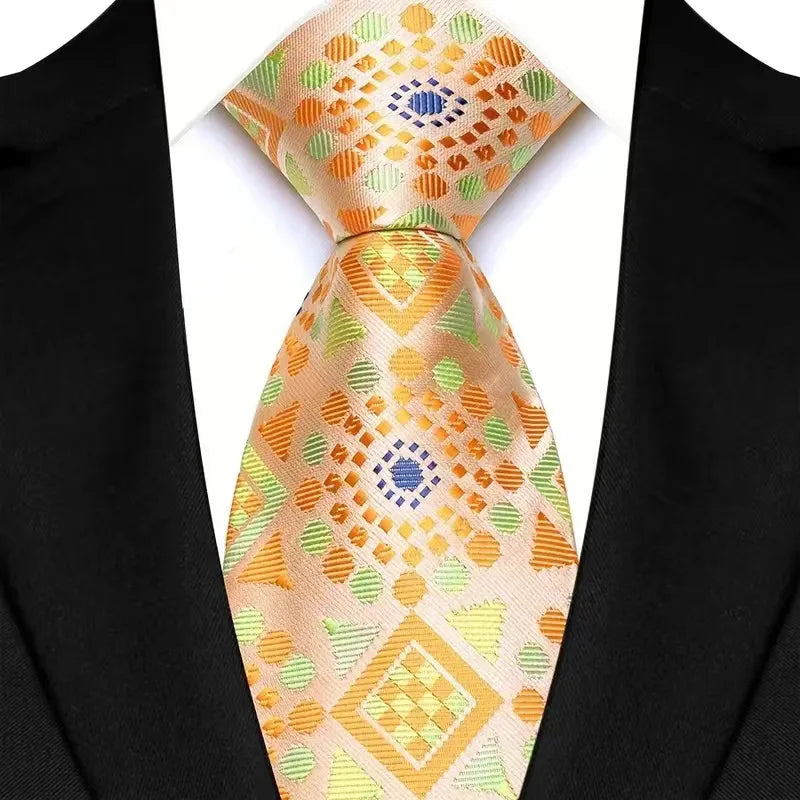 Men's Silk-Feel Necktie – 8cm Knit Polyester | Solid Colours | 18 Shades | Business & Formal Wear