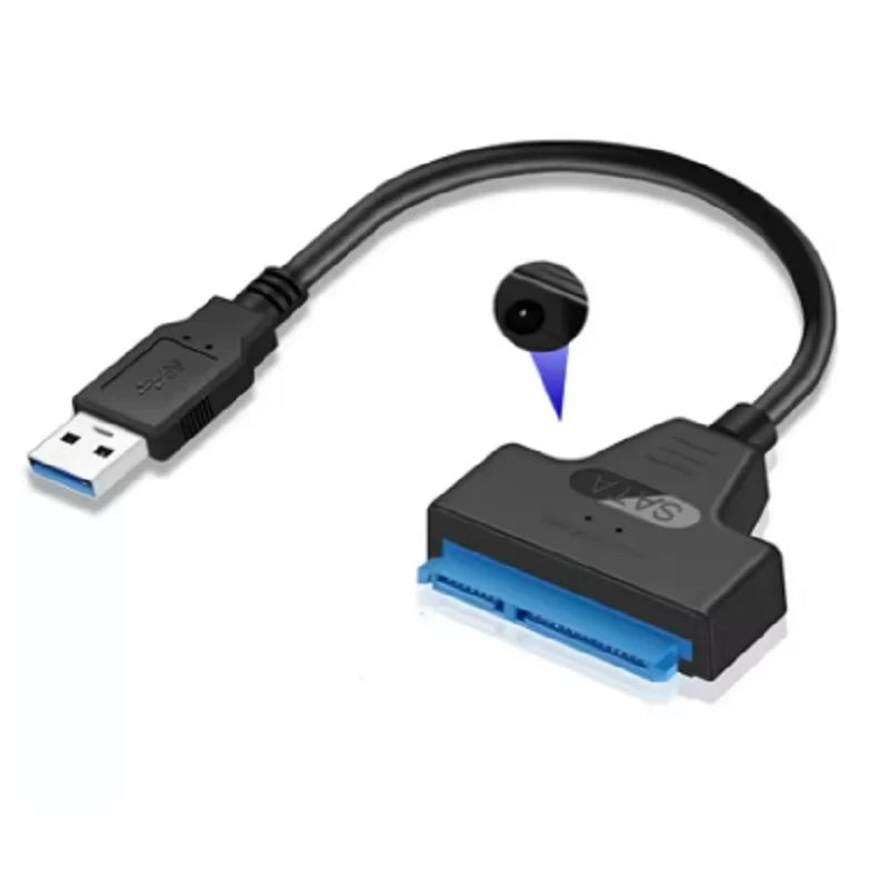USB 3.0 to Sata III Cord SATA to USB 3.0 Cable Up to 6 Gbps for 3.5 2.5 Inch External HDD SSD Hard Drive SATA 3 22 Pin Adapter