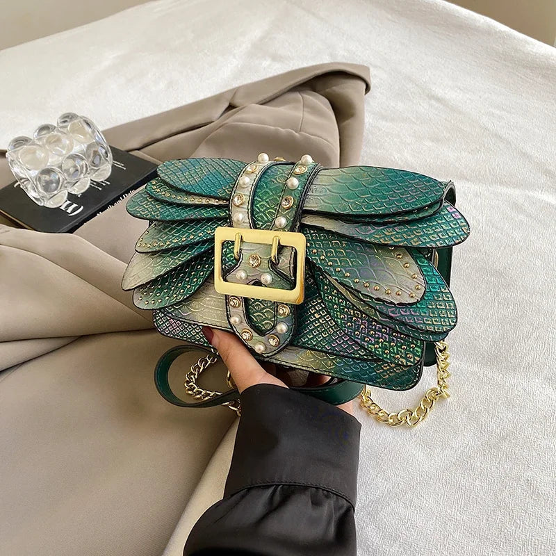 Handmade Rivet Butterfly Wing Crossbody Bag | Women's Designer Shoulder Bag | 8 Colours