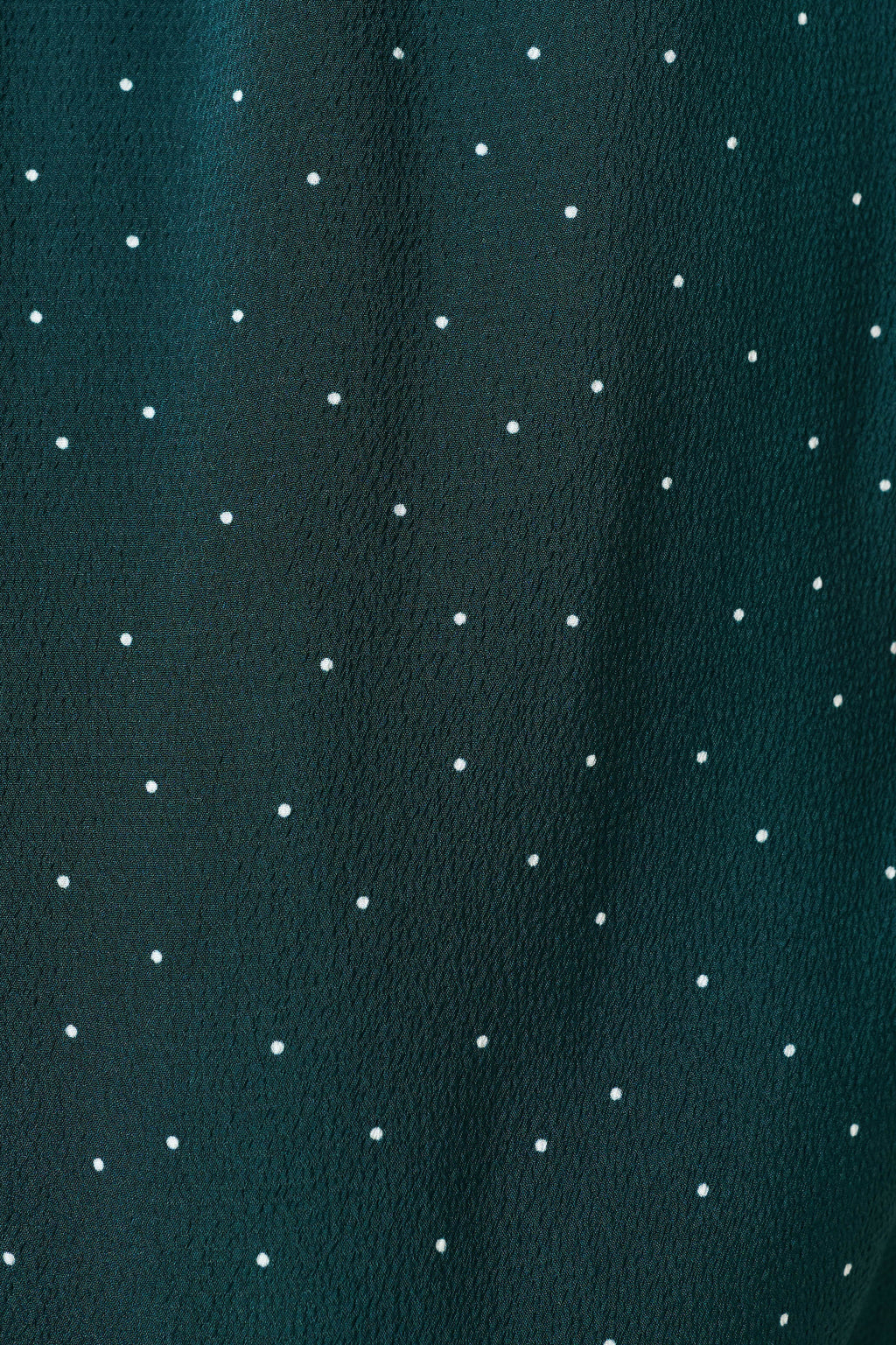 Saro Micro Dot Dark Green Bias Midi Skirt