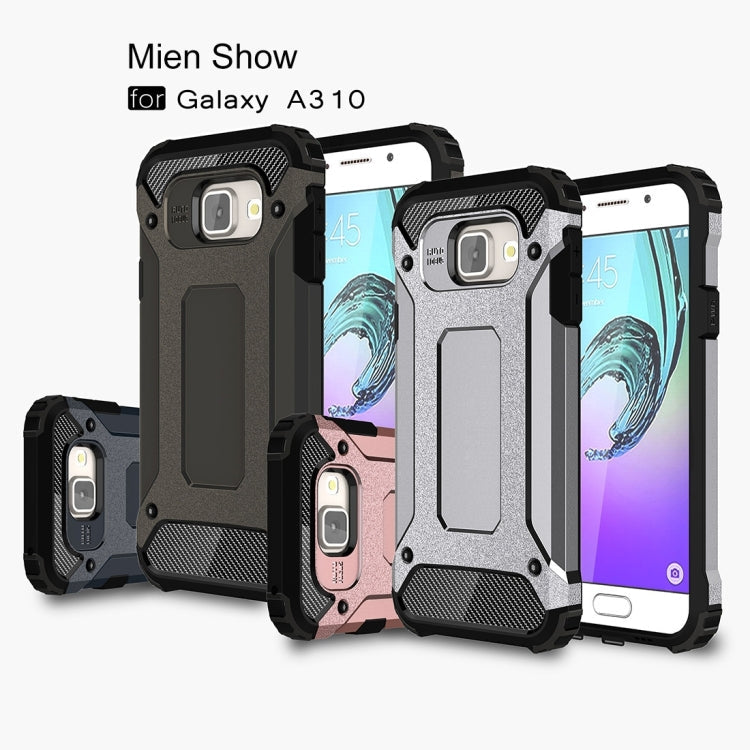 For Galaxy A3 (2016) / A310 Tough Armor TPU + PC Combination Case