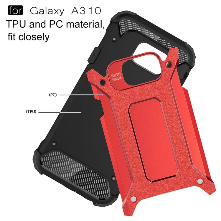 For Galaxy A3 (2016) / A310 Tough Armor TPU + PC Combination Case