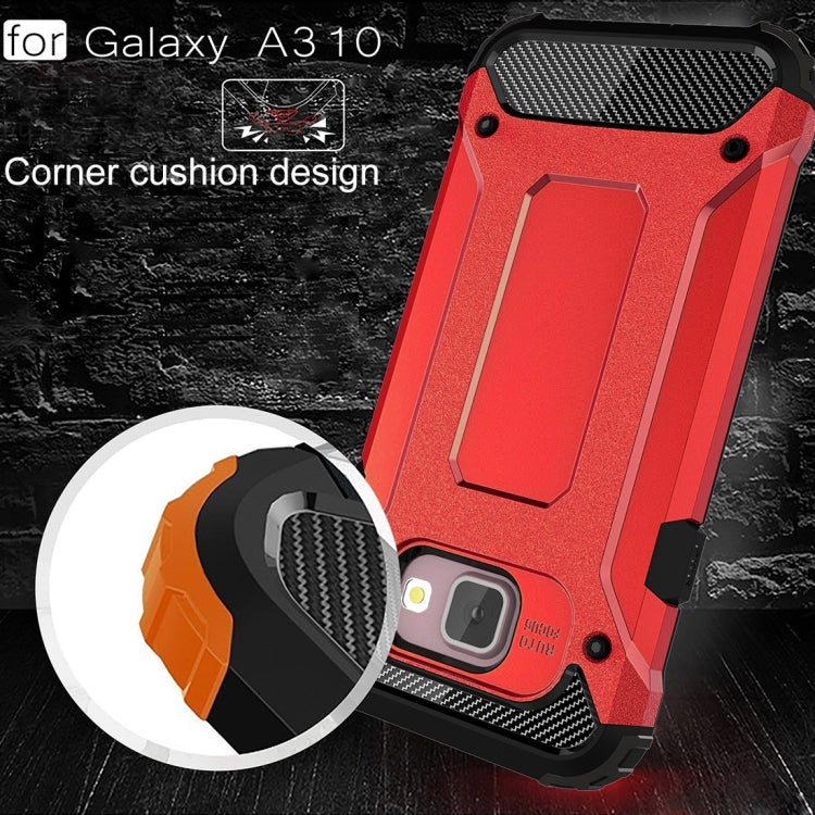 For Galaxy A3 (2016) / A310 Tough Armor TPU + PC Combination Case