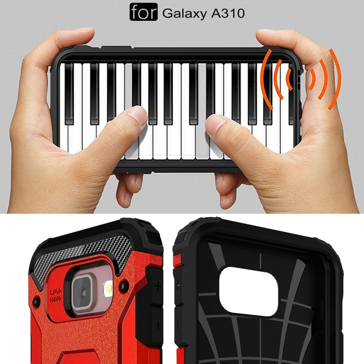 For Galaxy A3 (2016) / A310 Tough Armor TPU + PC Combination Case