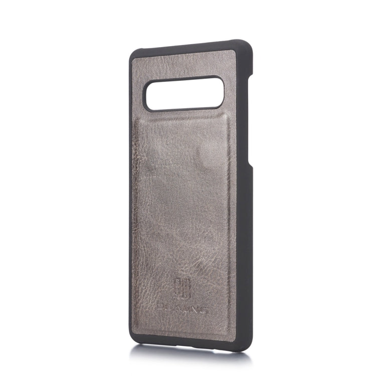 DG.MING Crazy Horse Texture Flip Detachable Magnetic Leather Case for Samsung Galaxy S10, with Holder & Card Slots & Wallet, Galaxy S10, For Samsung Galaxy S10
