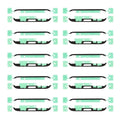 For Galaxy S8 10pcs Front Housing Adhesive, For Samsung Galaxy S8
