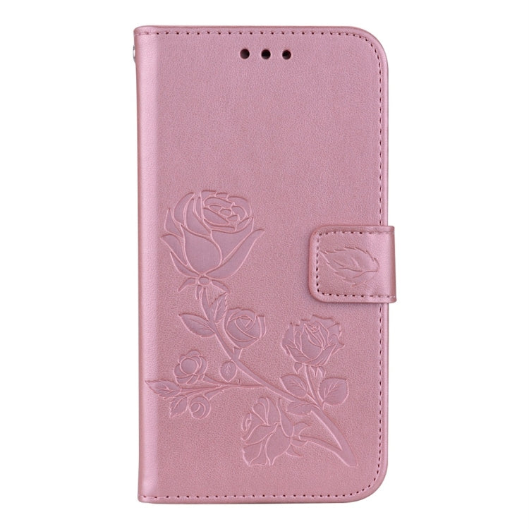 For Galaxy J3 (2017) / J330 (EU Version) Roses Pressed Flower Pattern Horizontal Flip Leather Case with Holder & Card Slots & Wallet, For Samsung Galaxy J3 (2017) / J330 (EU Version), For Galaxy J3 (2017) / J330 (EU Version)