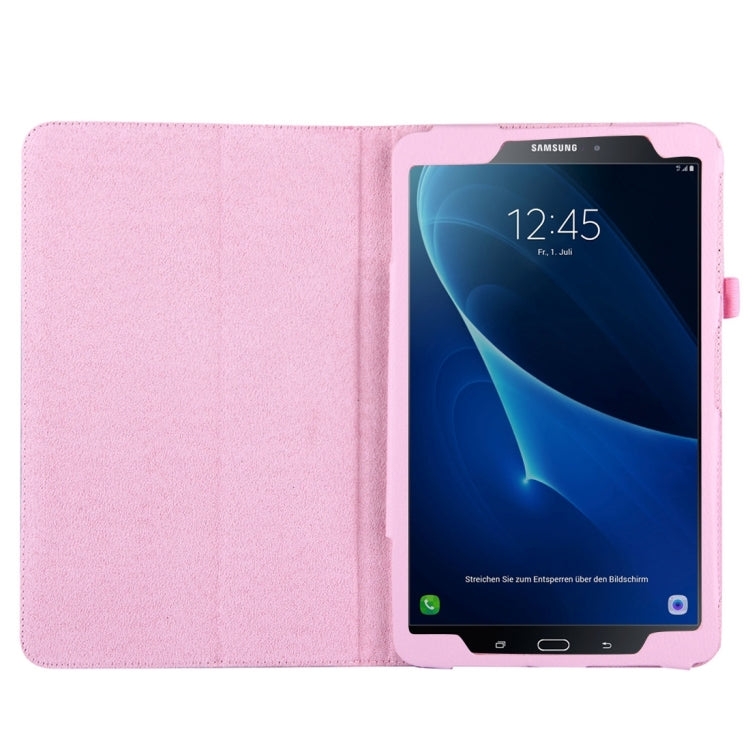 For Galaxy Tab A 10.1 / T580 Litchi Texture Magnetic Horizontal Flip Leather Case with Holder & Sleep / Wake-up Function, For Galaxy Tab A 10.1 (2016), For Galaxy Tab A 10.1 (2016) / T580, Galaxy Tab A 10.1 (2016)
