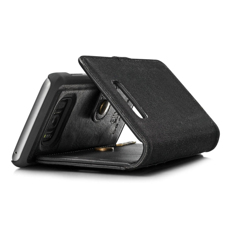 DG.MING for Galaxy S8+ / G955 Crazy Horse Texture Horizontal Flip Detachable Magnetic Protective Case with Holder & Card Slots & Wallet, Galaxy S8+