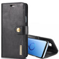 DG.MING for Galaxy S9+ Crazy Horse Texture Horizontal Flip Detachable Magnetic Protective Case with Holder & Card Slots & Wallet, Galaxy S9+