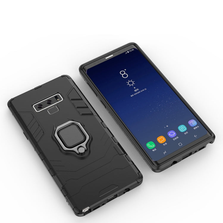 PC + TPU Shockproof Protective Case with Magnetic Ring Holder For Galaxy Note9