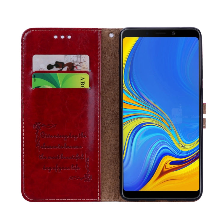 Business Style Oil Wax Texture Horizontal Flip Leather Case for Samsung Galaxy A9 (2018) / A9s, with Holder & Card Slots & Wallet c, For Galaxy A9 (2018) / A9s
