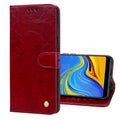 Business Style Oil Wax Texture Horizontal Flip Leather Case for Samsung Galaxy A9 (2018) / A9s, with Holder & Card Slots & Wallet c, For Galaxy A9 (2018) / A9s
