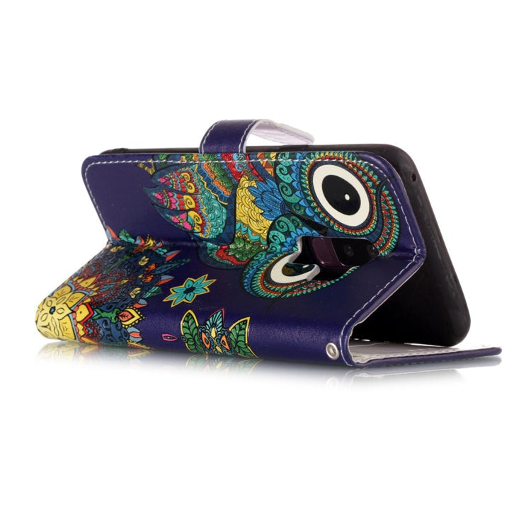 For Galaxy S9+ Gloss Oil Embossed Wolf Pattern Horizontal Flip Leather Case with Holder & Card Slots & Wallet, For Galaxy S9+