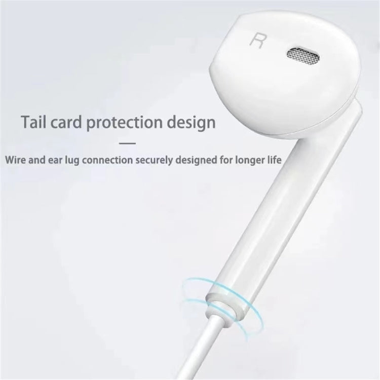 USB-C / Type-C Interface Stereo Music Earphone(White)