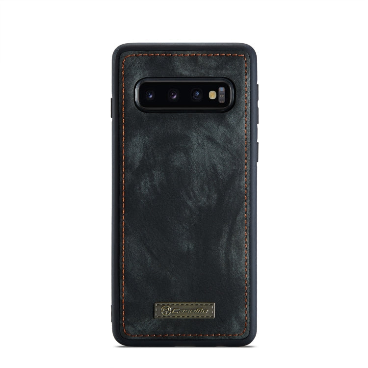 For Samsung Galaxy S10 CaseMe-008 Detachable Multifunctional Flip Leather Phone Case(Black)