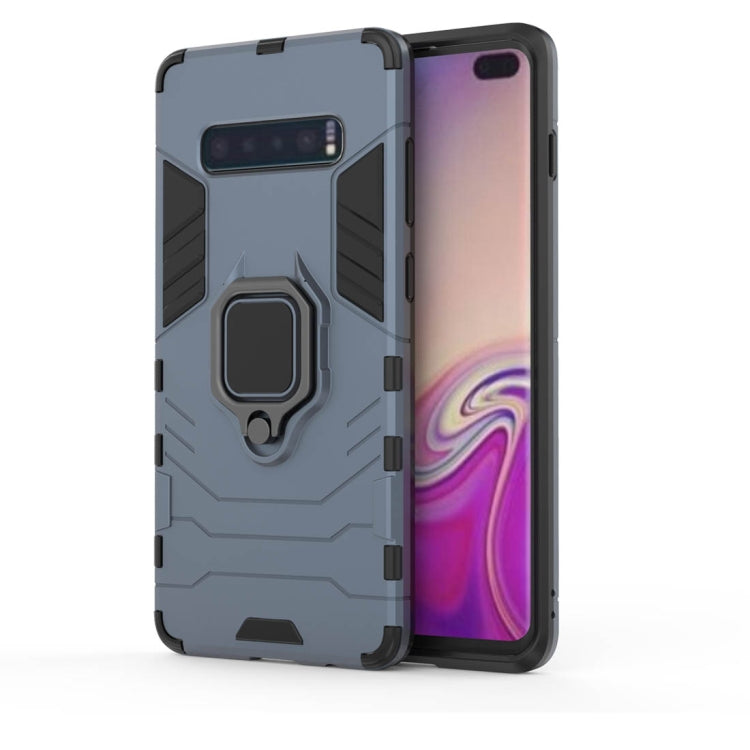 PC + TPU Shockproof Protective Case for Samsung Galaxy S10 Plus, with Magnetic Ring Holder, For Samsung Galaxy S10 Plus, For Galaxy S10 Plus