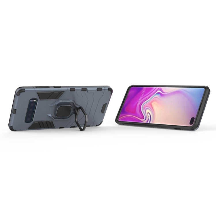 PC + TPU Shockproof Protective Case for Samsung Galaxy S10 Plus, with Magnetic Ring Holder, For Samsung Galaxy S10 Plus, For Galaxy S10 Plus