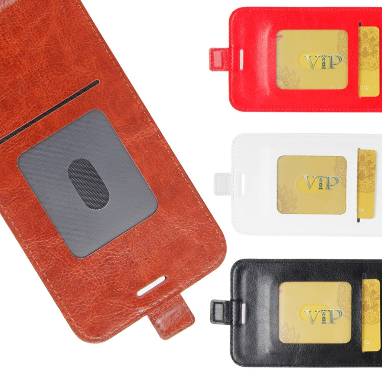 R64 Texture Vertical Flip Leather Case for Galaxy A20e , with Card Slots & Photo Frame, For Galaxy A20e