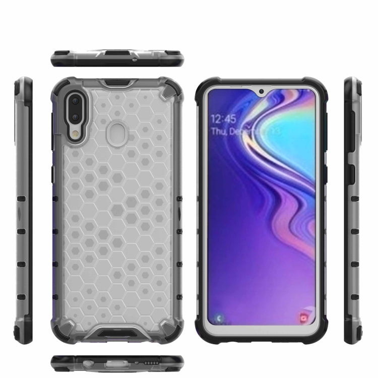 Honeycomb Shockproof PC + TPU Case for Galaxy M20, For Galaxy M20 1, For Galaxy M20, For Galaxy M20 2