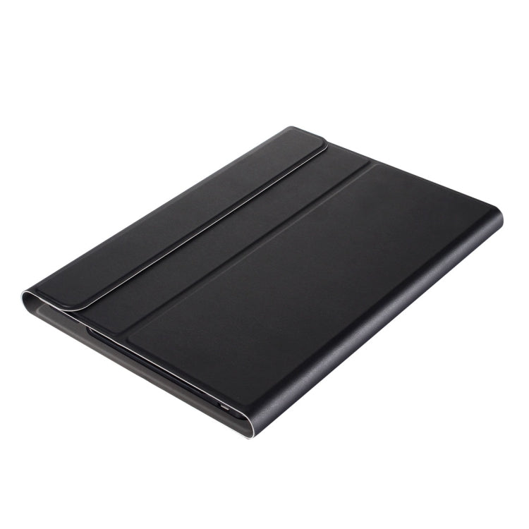 A860 For Samsung Galaxy Tab S6 10.5 inch T860 / T865 Detachable Bluetooth Keyboard Tablet Case with Pen Holder Elastic Strap(Black)