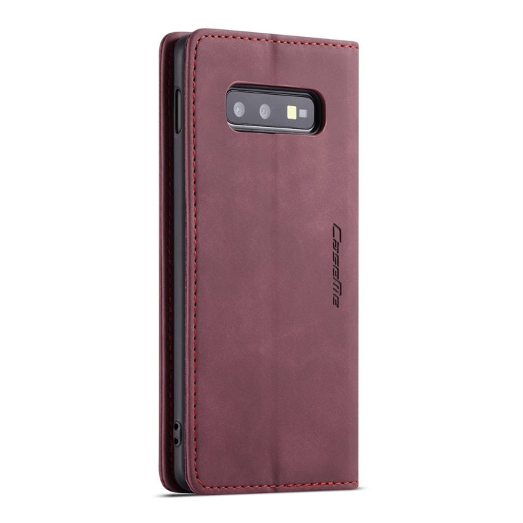 CaseMe-013 Multifunctional Retro Frosted Horizontal Flip Leather Case for Galaxy S10 E, with Card Slot & Holder & Wallet, For Galaxy S10 E