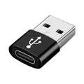 USB-C / Type-C Female to USB 2.0 Male Aluminum Alloy Adapter, Support Charging & Transmission, USB 2.0