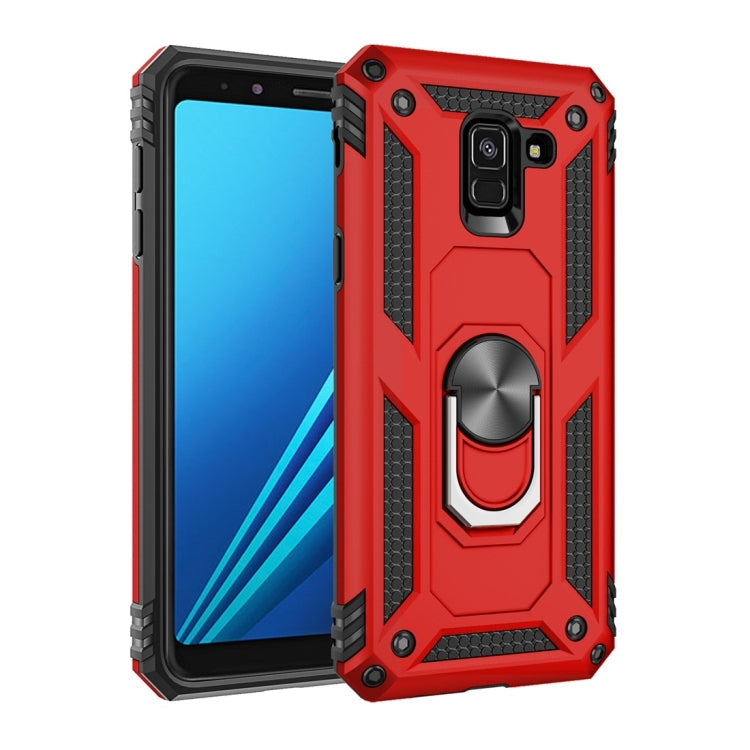 Armor Shockproof TPU + PC Protective Case for Galaxy A8 (2018), with 360 Degree Rotation Holder
