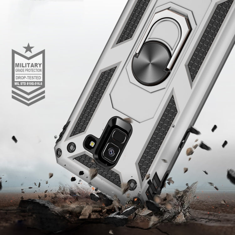 Armor Shockproof TPU + PC Protective Case for Galaxy A8 (2018), with 360 Degree Rotation Holder