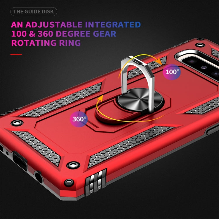Armor Shockproof TPU + PC Protective Case for Galaxy S10 5G, with 360 Degree Rotation Holder, For Galaxy S10 5G