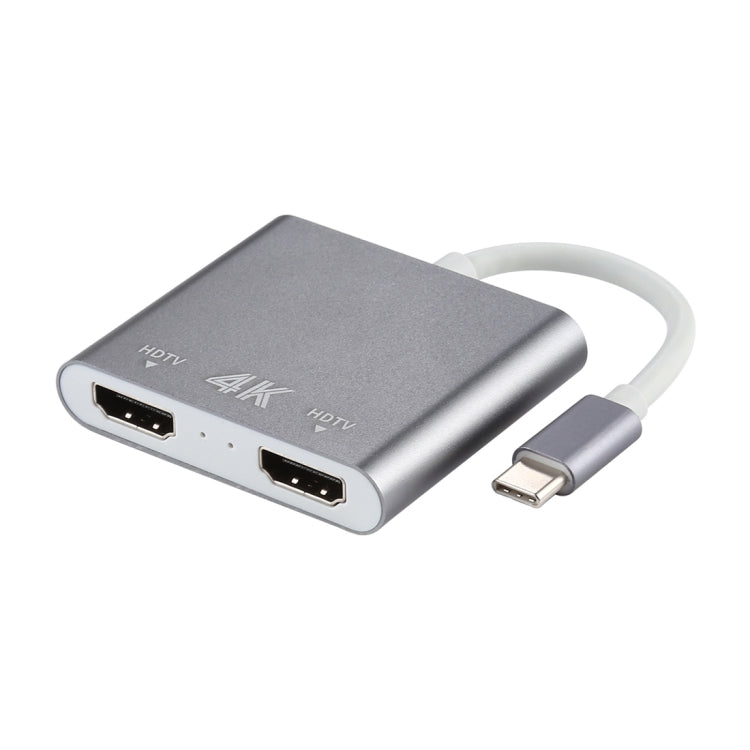 4K Ultra HD Dual HDMI Interface Output to USB-C / Type-C Adapter, 9175B