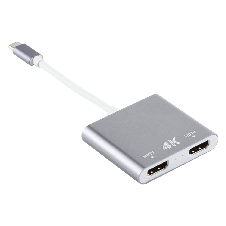 4K Ultra HD Dual HDMI Interface Output to USB-C / Type-C Adapter, 9175B
