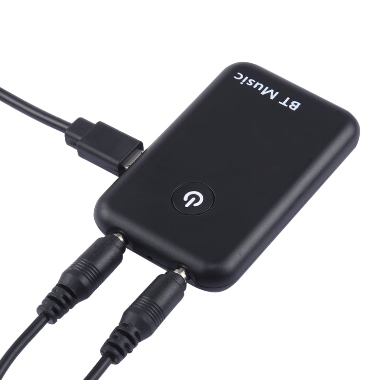 YPF-03 2 in 1 Bluetooth 4.2 Transmitter & Receiver  3.5mm Wireless Audio Adapter, Transmission Distance: 20m, For PC, TV, Home Stereo, Phone