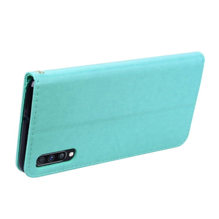 Rose Embossed Horizontal Flip PU Leather Case for Galaxy A70, with Holder & Card Slots & Wallet, For Samsung Galaxy A70