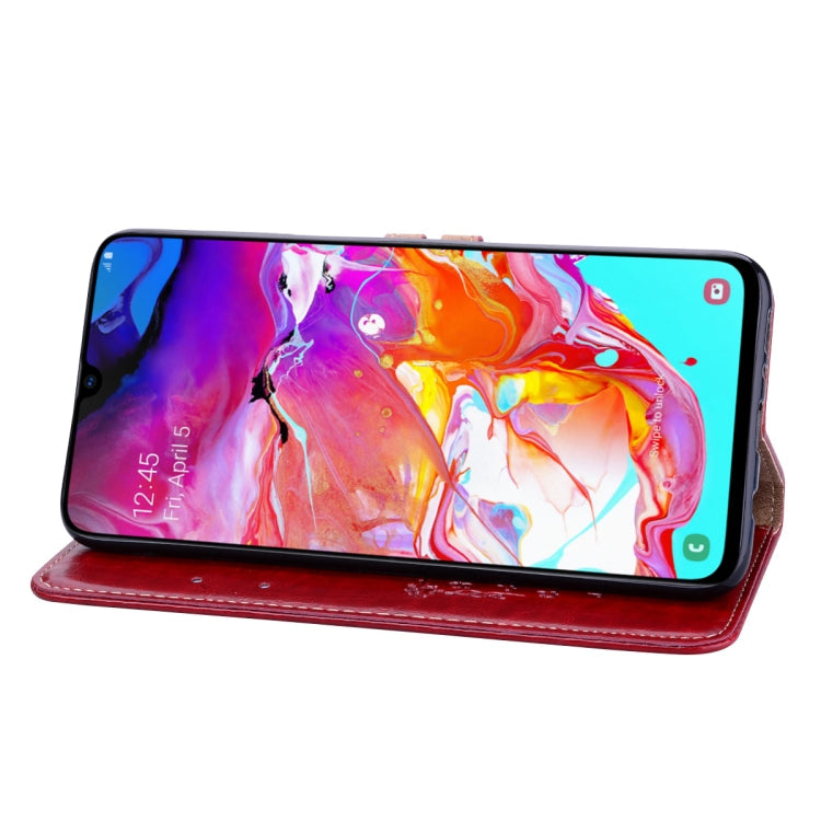 Business Style Oil Wax Texture Horizontal Flip Leather Case for Galaxy A70, with Holder & Card Slots & Wallet, For Galaxy A70