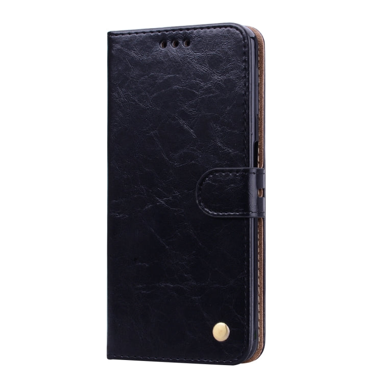 Business Style Oil Wax Texture Horizontal Flip Leather Case for Galaxy A7 (2018), with Holder & Card Slots & Wallet, For Galaxy A7