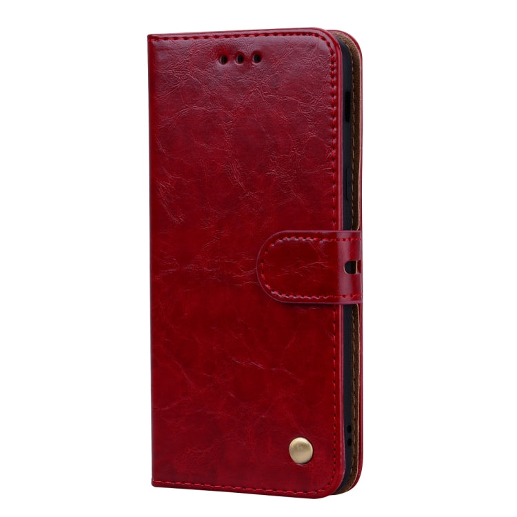 Business Style Oil Wax Texture Horizontal Flip Leather Case for Galaxy A6 (2018), with Holder & Card Slots & Wallet, For Galaxy A6 (2018)