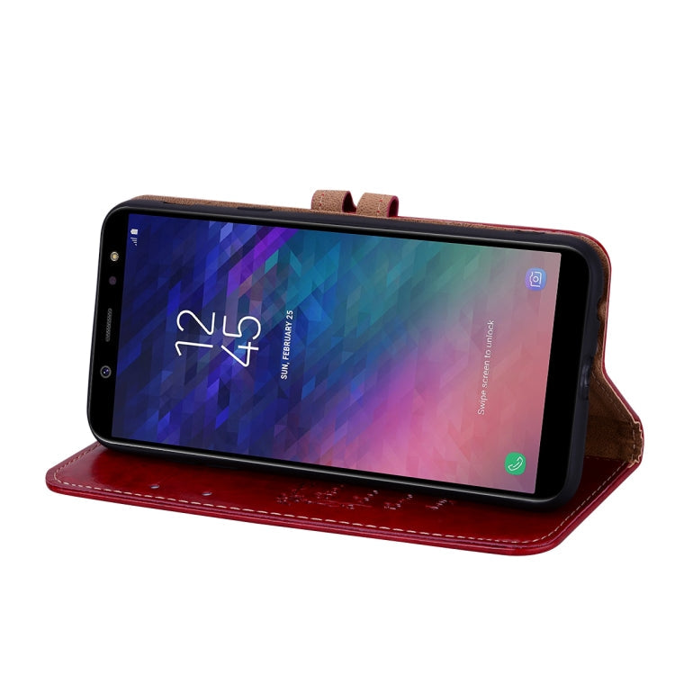 Business Style Oil Wax Texture Horizontal Flip Leather Case for Galaxy A6 (2018), with Holder & Card Slots & Wallet, For Galaxy A6 (2018)