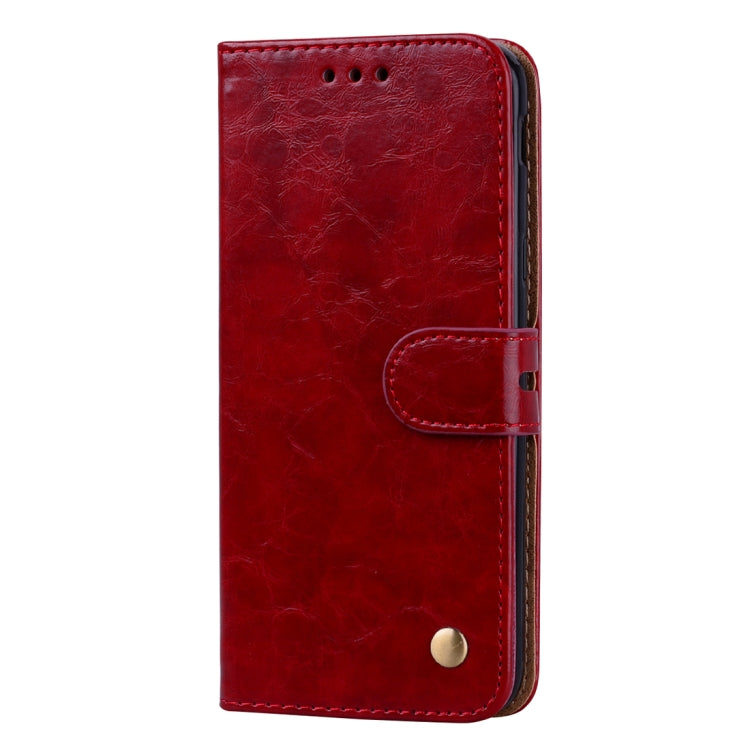 Business Style Oil Wax Texture Horizontal Flip Leather Case for Galaxy J6 (EU Version) (2018), with Holder & Card Slots & Wallet, For Galaxy J6 (EU Version) (2018)