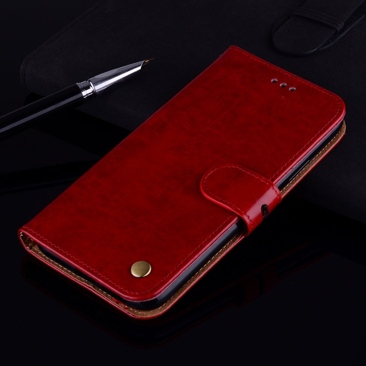 Business Style Oil Wax Texture Horizontal Flip Leather Case for Galaxy J6 (EU Version) (2018), with Holder & Card Slots & Wallet, For Galaxy J6 (EU Version) (2018)