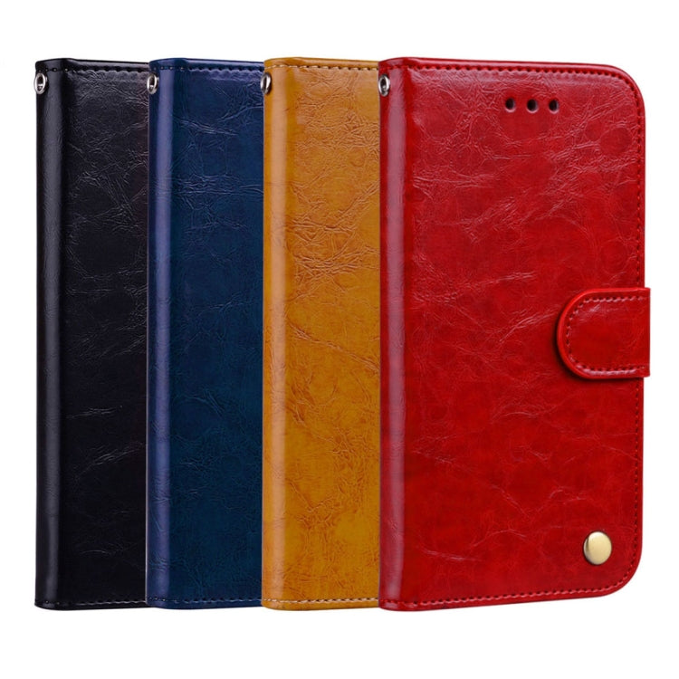 Business Style Oil Wax Texture Horizontal Flip Leather Case for Galaxy J6 (EU Version) (2018), with Holder & Card Slots & Wallet, For Galaxy J6 (EU Version) (2018)