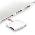 Micro SD / TF Card to SD Adapter for MacBook Air / Pro, Support up to 512GB (White)