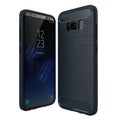 For Galaxy S8 Brushed Carbon Fiber Texture Shockproof TPU Protective Cover Case, For Galaxy S8, For Samsung Galaxy S8