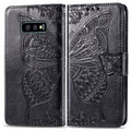Butterfly Love Flowers Embossing Horizontal Flip Leather Case for Galaxy S10e, with Holder & Card Slots & Wallet & Lanyard, For Galaxy S10e
