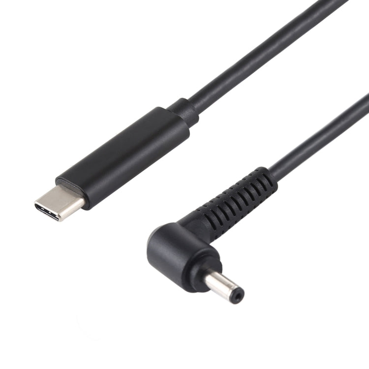 USB-C / Type-C to 4.0 x 1.35mm Laptop Power Charging Cable, Cable Length: about 1.5m(Black)