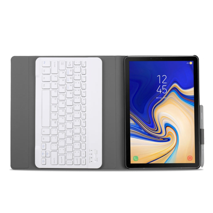 A590 Ultra-thin Detachable Magnetic Bluetooth Keyboard Leather Tablet Case for Galaxy Tab A 10.5 T590 / T595, with Holder