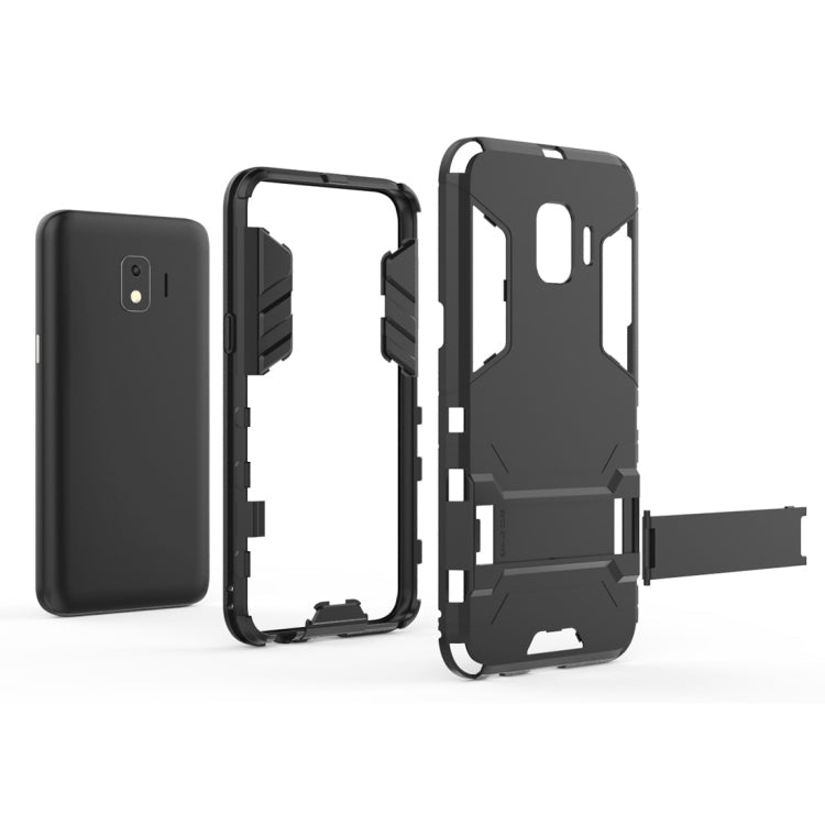 Shockproof PC + TPU Case for Galaxy J2 Core, with Holder, Galaxy J2 Core, For Samsung Galaxy J2 Core